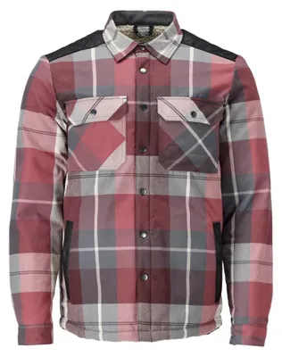 Image de Chemise de travail en flanelle avec doublure fourrure MASCOT Customized - 23104-446-Bordeaux-L