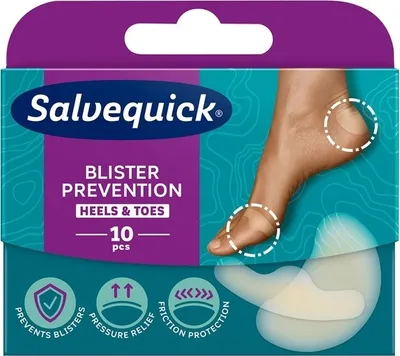 Produktbild von Salvequick BLASENVORBEUGUNG FERSEN & ZEHEN 12X10 /2369