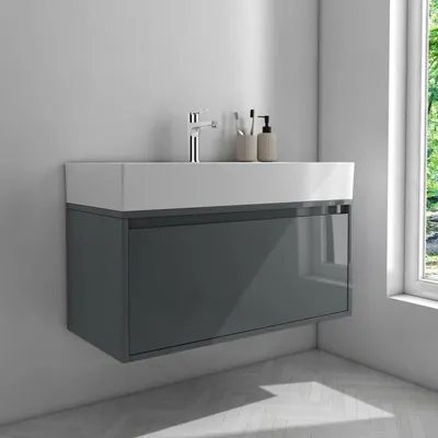 Immagine prodotto di Mobile sottolavabo Pure 2.0, 90 cm, con 1 cassetto