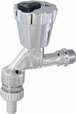 Zdjęcie produktu dla Js Zawór Wylotowy,Zamykany W. Rb,Rv,Sv,Dn15,Pol.chr,Uchwyt:chrom
