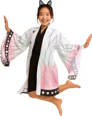 Obrázok produktu pre Motýlie kimono pre dospelých biele - XS