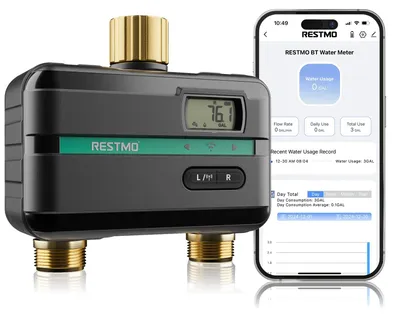 Bewässerungscomputer 2 Zonen, Bluetooth, Timer, bis 11h59min