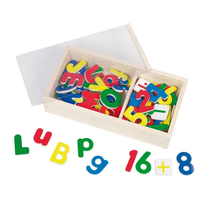 Immagine prodotto di Alfabeto e numeri magnetici Goki