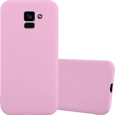 Produktbild von Cadorabo Hülle für Samsung Galaxy A5 2018 Schutzhülle in Rosa Handyhülle TPU Silikon Etui Case Cover