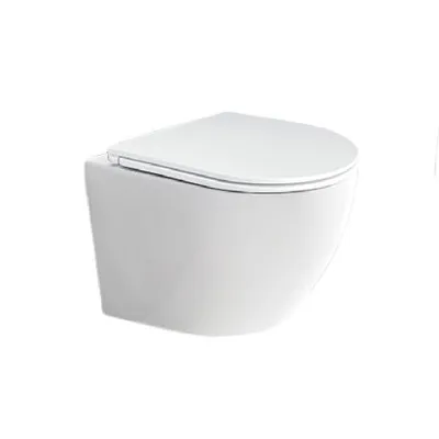 Obrázek produktu pro Mereo Keramika - Závěsné WC se sedátkem softclose, rimless, bílá VSD82S