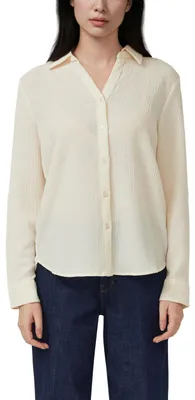 Productafbeelding van s.Oliver 2176392.8000.42, Overhemden, Volwassenen, Dames, Beige, Lange mouwen, Regular fit
