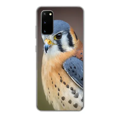 Produktbild von MuchoWow® Handyhülle Schutzhülle Hülle für Samsung Galaxy S20 Vogel - Makro - Blau Silikon Softcase Handy Hülle - Bild