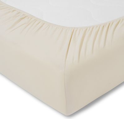 Estella Jersey-Spannlaken   100x200cm Farbe kiesel