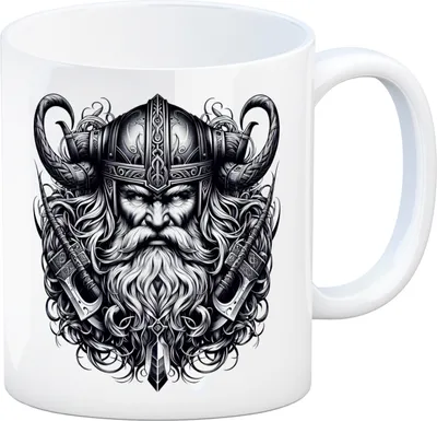 Produktbild von Wikingergott Odin Kaffeebecher