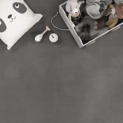 Produktbild von Kinderteppich Kinderzimmer Teppich Baby Spielteppich Flauschig Rutschfest Deko Grösse 80 cm Rund
