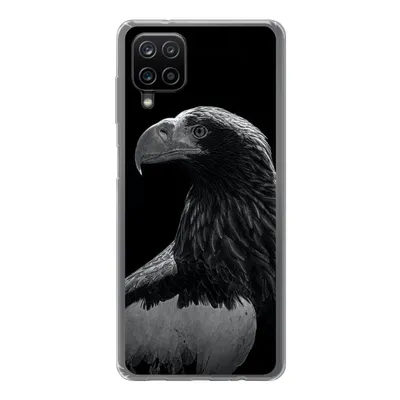 Produktbild von MuchoWow® Handyhülle Schutzhülle Hülle für Samsung Galaxy A12 Adler - Nahaufnahme - Schnabel Silikon Softcase Handy Hülle - Bild