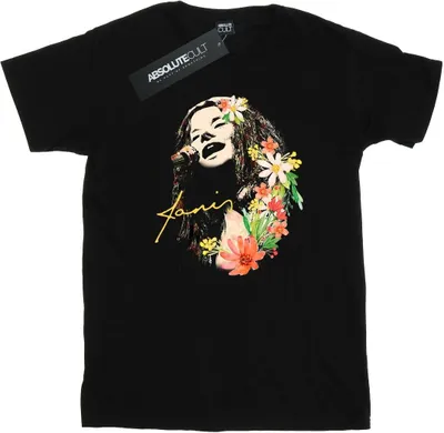 Produktbild von Janis Joplin - T-Shirt für Herren BI44365 (L) (Schwarz)