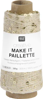 Produktbild von Rico - Creative Make It Paillette 0011 gold