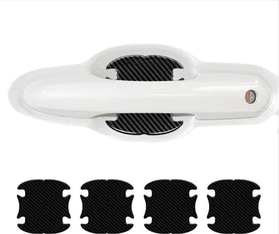 Produktbild von INF Auto Türgriff Schutzfolie Carbon Optik, Kratzschutz, 4 Stück