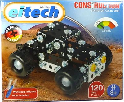 Produktbild von Eitech Metallbaukasten Construction Pick Up120 tlg.
