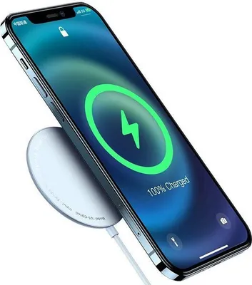 Produktbild von Usams Charge. Induktiv Us-Cd160 Magnetisch W2 15W Aluminium Iphone 12 Serie Silber/Silber Cd160Dz01
