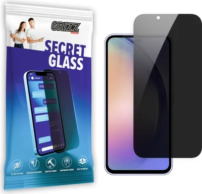 Zdjęcie produktu dla Ochraniacz ekranu GrizzGlass SecretGlass Privacy do Samsung Galaxy A54 - Czarny