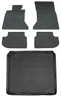 Produktbild von Gummi Kofferraumwanne + Fußmatten Set für 5er BMW F11, Bj. 9/2013-9/2016