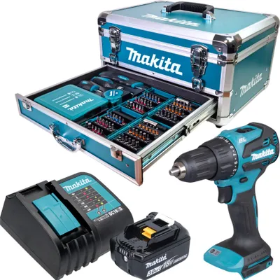 Zdjęcie produktu dla Makita DHP 490 Z akumulatorowa wiertarko-wkrętarka udarowa 18 V 65 Nm bezszczotkowa solo - bez akumulatora, bez ładowarki