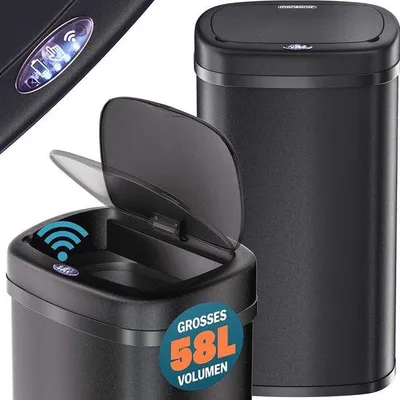 Obrázek produktu pro Pohybový senzor, odpadkový koš 58 l, automatický, vodotěsný
