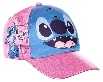 Produktbild von Disney Stitch und Angel Kappe Kinder Mädchen Baseballcap Sommer Schirmmütze mit Motiv, Größe:54