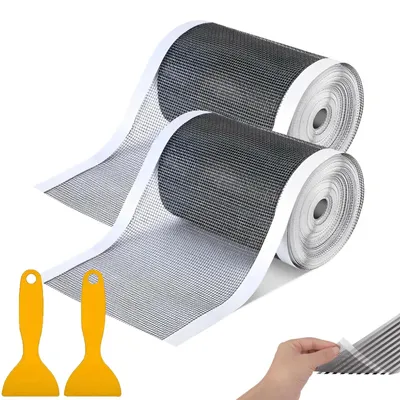 Produktbild von Einweg Haarfangsieb Abflusssieb Duschsieb - Selbstklebend - 12 cm x 4 m - 2 Stück