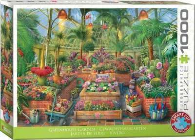 Produktbild von 1000 Teile Puzzle - Gewächshausgarten