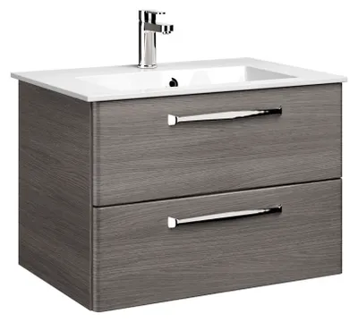 Produktbild von PELIPAL TRENTINO 770/800 Waschtischunterschrank / Graphit / 75 x 51 x 49 cm ohne Waschbecken - LIEFERUNG OHNE WASCHBECKEN & ARMATUR