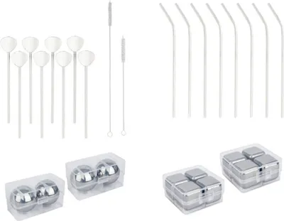 Produktbild von ERNESTO® Trinkhalme Set »EDS XXL«, 30-teilig -