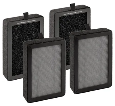 Imagen del producto de 4 filtros de repuesto para purificador de aire LV-H128, filtro HEPA H13