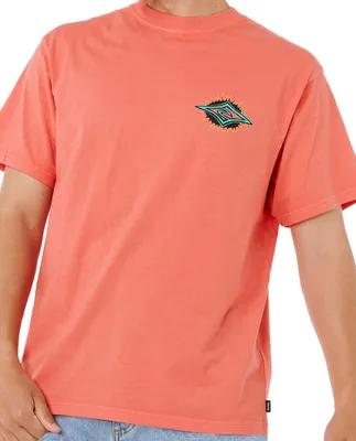 Produktbild von Rip Curl Herren T-Shirt RAW BURST TEE, Größe:XL, Farben:rose sky