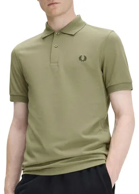 Produktbild von Fred Perry Poloshirt einfarbig grün Baumwolle