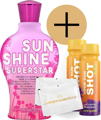 Produktbild von Devoted Creations - Sunshine Superstar + 2 Your Sun Shots + 2 Verfrissingsdoekjes