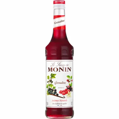 Produktbild von Monin Sirup Grenadine, für Cocktails, Kaffee, Kaffeesirup, Cocktailsirup, 0.7 L