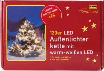 Produktbild von Idena Lichterkette m dunkelgrün
