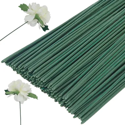 Blumendraht 100 Stk. 16 Gauge grün 25 cm Eisen
