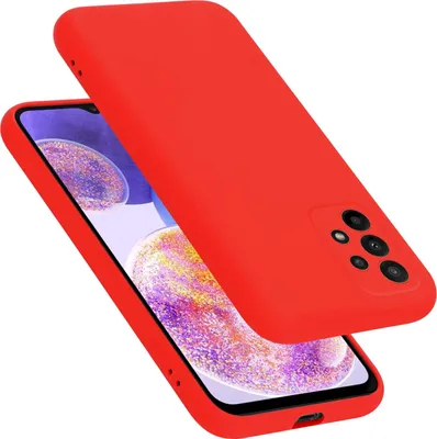 Obrázek produktu pro Cadorabo Protective Case for Samsung Galaxy A23 4G Case in Red Pouzdro na mobilní telefon TPU Etui