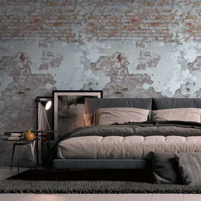 Produktbild von Profhome 392341-GU Fototapete Ziegelstein grau beige rot creme 1,59 m x 2,8 m