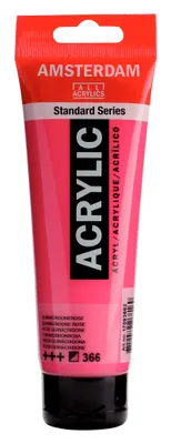 Produktbild von Royal Talens Talens Amsterdam Acrylfarbe 120 ml 366 – Chinacridonrosa