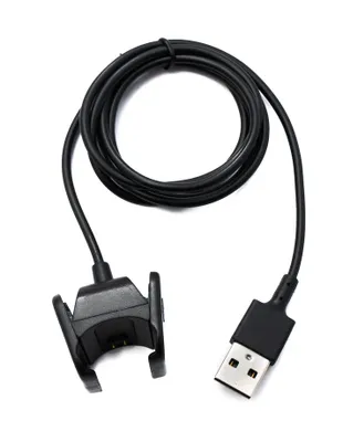 Obrázok produktu pre SYSTEM-S USB 2.0 kábel 99 cm pre Fitbit Charge 4 Smartwach v čiernej farbe