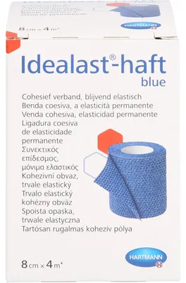 Immagine prodotto di Benda colorata Idealast-haft 8cmx4m blu, 1 pz. Benda