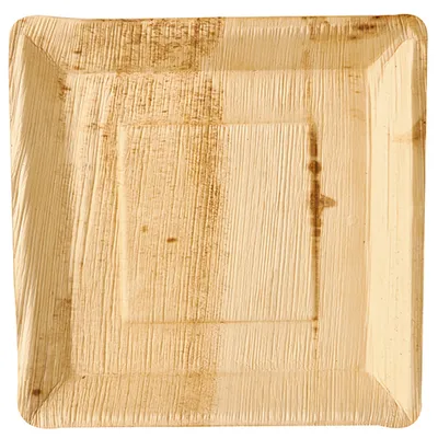 Produktbild von 1800 Palmblatt Teller eckig "pure" 25 x 25 cm