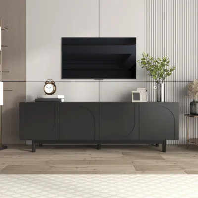 Obrázek produktu pro TV nábytek – Moderní mediální nábytek – TV skříňka s úložným prostorem – Minimalistický design
