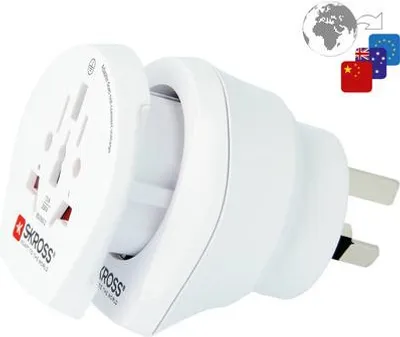 Produktbild von Skross 1.500210-E, Typ F, Universal, Typ I (AU), Typ B, Typ C, Typ F, Typ G (VK), Typ I (AU), Typ J (CH), Typ L (IT), Typ N (BR), 100-250 V, 50 - 60 Hz