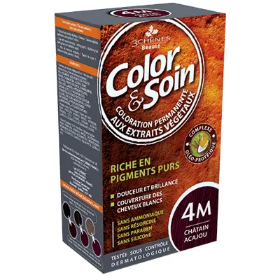 Obrázok produktu pre Permanentn farba na vlasy Color & Soin - odtie 4M Mahogany Chestnut