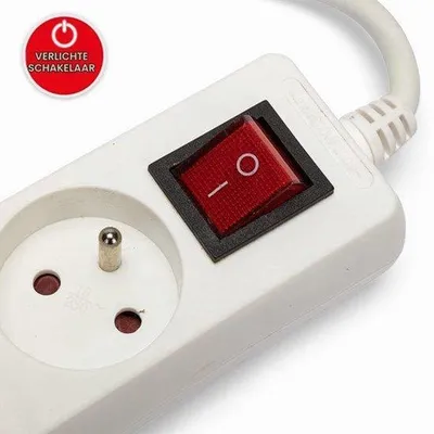 Zdjęcie produktu dla gniazdo, 4 gniazdka, 10/16 A, z przełącznikiem, 3G1 mm2