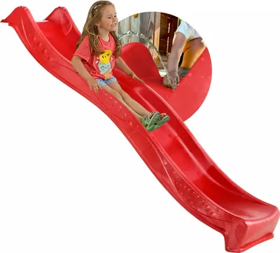 Produktbild von Spielturmking Wellenrutsche WATERSLIDE 2,30 m Podesthöhe 1,20 m - Rot 32382-27