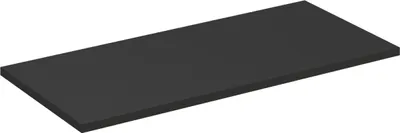 Produktbild von Badezimmer-Waschtischplatte 120 Cm – Schwarz Matt