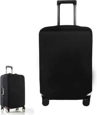 Produktbild von Koffer Schutzhülle M, Elastische Reisekoffer Cover, Schwarz, Wasserdicht, für Reisen