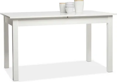 Image de Intertrade table à rallonges blanc ; 001288